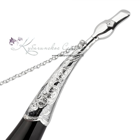 Рог яка из серебра