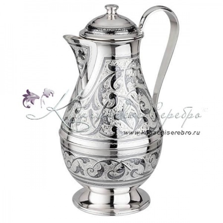 Серебряный кувшин серия «Кубачи» на 1460 мл