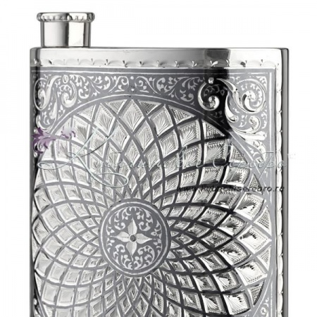 Фляга с чернением на 140 мл , арт №3228 Фляга с чернением на 140 мл