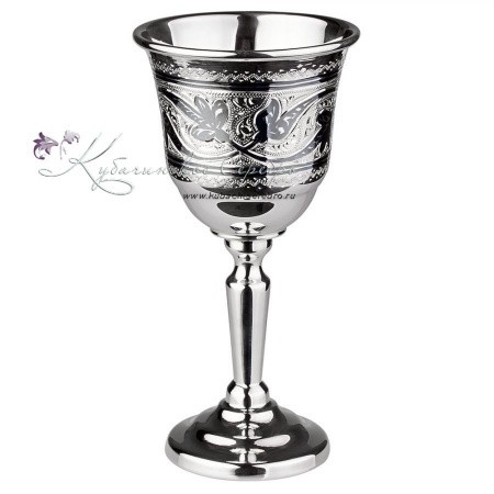 Рюмка серебряная с чернением на 60  мл