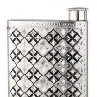 Фляга серебряная на 200 мл (Новинка), арт №8152