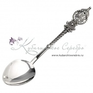 Серебряная чайная ложка "Рак" 1759