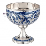 Конфетница с холодной эмалью (Новинка) 4059/2