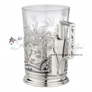 Подстаканник серебряный, сделано в Кубачи!, арт №8059