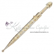 Кинжал серебряный с позолотой, 49 см , арт №5030