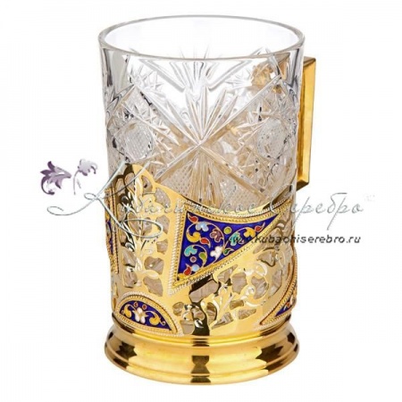 Подстаканник с горячей эмалью, арт №8029 Подстаканник с горячей эмалью