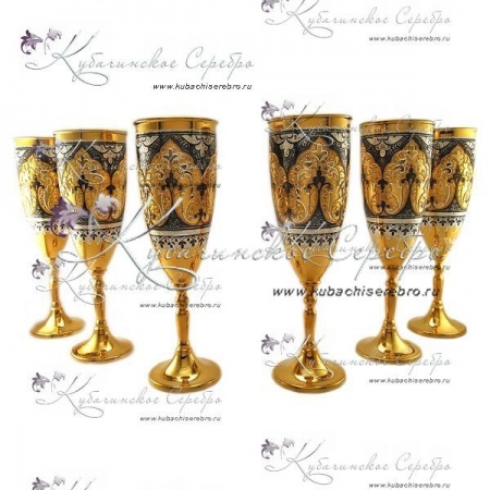 Набор бокалов в исполнении  Набор бокалов в исполнении Премиум на 150 мл