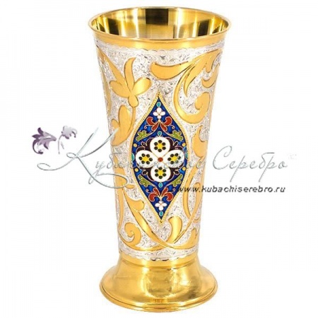 Бокал с горячей эмалью на 450 мл 