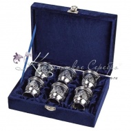 Стопки из серебра  Стопки из серебра на 40 мл «Эксклюзив»