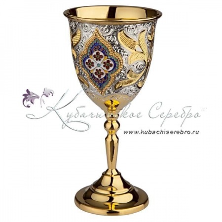 Фужер с эмалью на 110 мл 