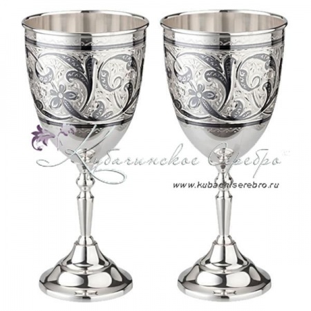 Бокалы для вина серия Кубачи Люкс на 290 мл 