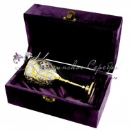 Фужер с эмалью на 110 мл , арт №1249 Фужер с эмалью на 110 мл