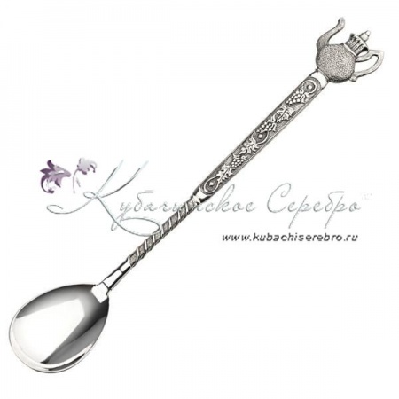 Серебряная ложка для турки Кофейник 3
