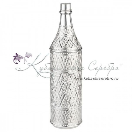 Бутылка серебряная 925 пробы на 600 мл 