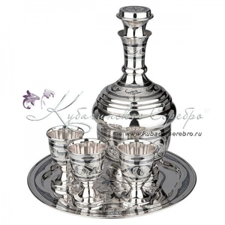 Сервиз водочный в исполнении  Сервиз водочный в исполнении Эксклюзив