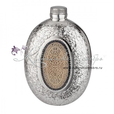 Фляга серебряная на 190 мл 