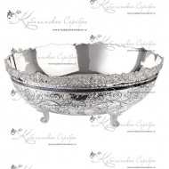 Ваза серебряная "Виноградная лоза 6419