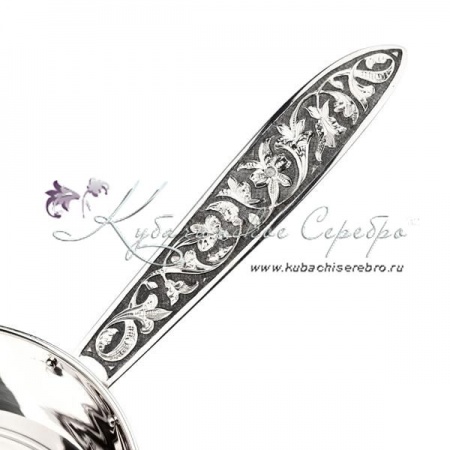 Ковш ручной работы с оксидированием на 810 мл, арт №2416  Ковш ручной работы с оксидированием на 810 мл