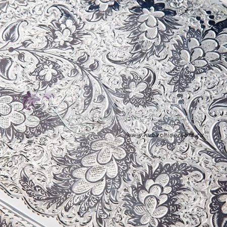 Поднос из серебра 925 пробы , арт №6688 Поднос из серебра 925 пробы