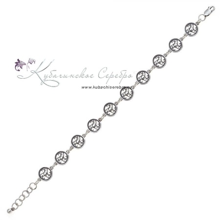 Мини браслет с филигранью 