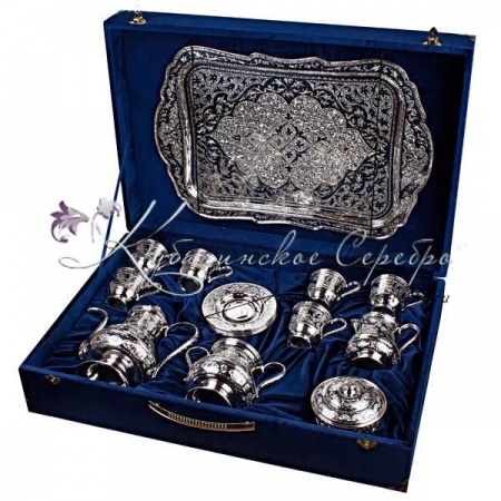 Чайный сервиз в исполнении  Люкс на 6 персон