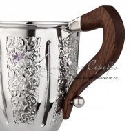 Кружка с дубовой ручкой на 240 мл , арт №2179