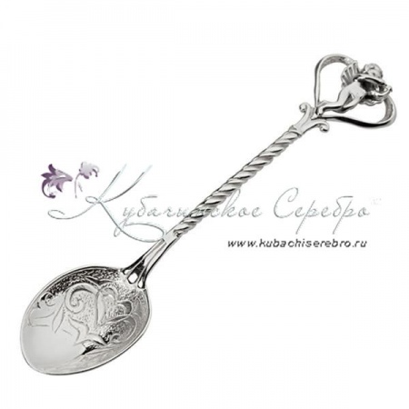 Серебряная детская ложечка