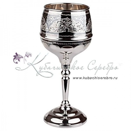 Бокал из серебра в исполнении  Бокал из серебра в исполнении Эксклюзив 270 мл
