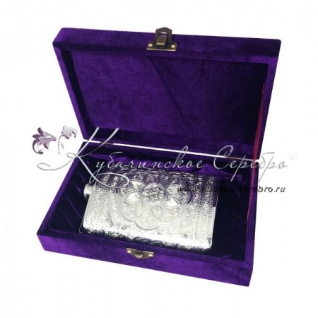 Фляга из серебра 925 пробы на 250 мл 