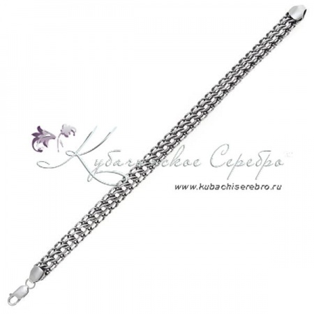 Браслет серебряный  Браслет серебряный Кобра , ширина 8 мм