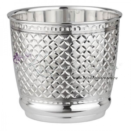 Стакан с огранкой 999 пробы на 300 мл, арт №8340 Стакан с огранкой 999 пробы на 300 мл