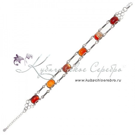 Браслет с янтарем 