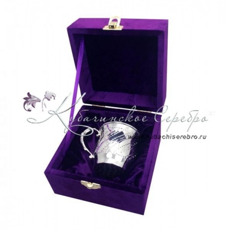 Кружка детская из серебра 925 пробы на 150 мл 
