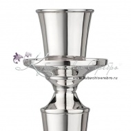 Подсвечник серебряный гладкий, арт №6380/4