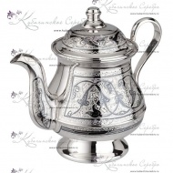 Чайник серебряный с чернением на 500 мл (Новинка) 1436