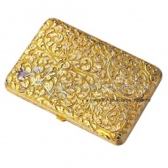 Портсигар с позолотой , арт №3077