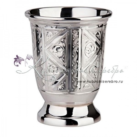 Стопка  Стопка Геометрия из серебра 999 пробы на 45 мл