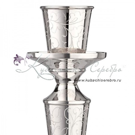 Подсвечник серебряный 