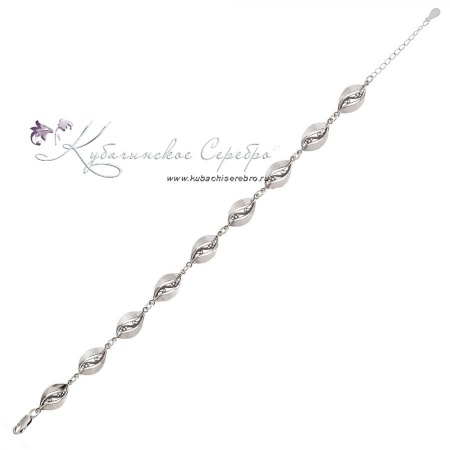 Браслет серебряный филигранный