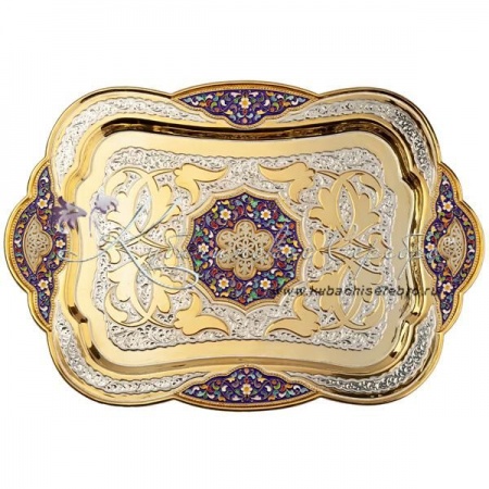 Поднос с горячей эмалью 