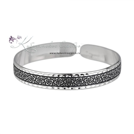 Браслет серебряный Цветочек 