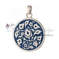 Кулон с холодной синей эмалью (Новинка) 6995 