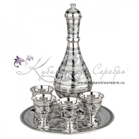 Водочный сервиз в исполнении  Водочный сервиз в исполнении Люкс на 4 персоны
