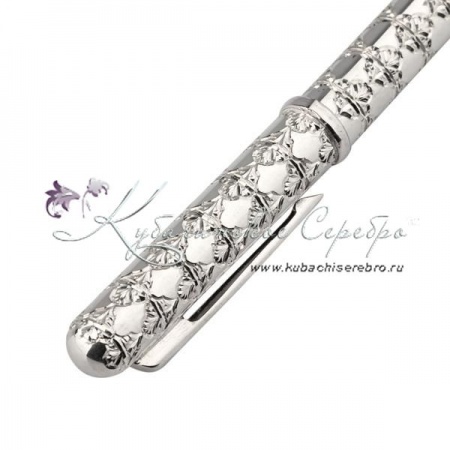 Ручка серебряная без черни