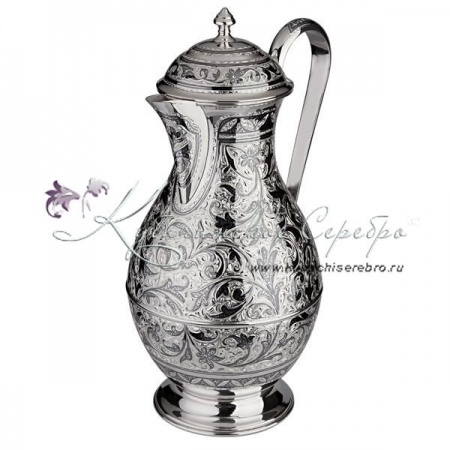 Кувшин ручной работы с чернением на 1650 мл, арт №2052 Кувшин ручной работы с чернением на 1650 мл